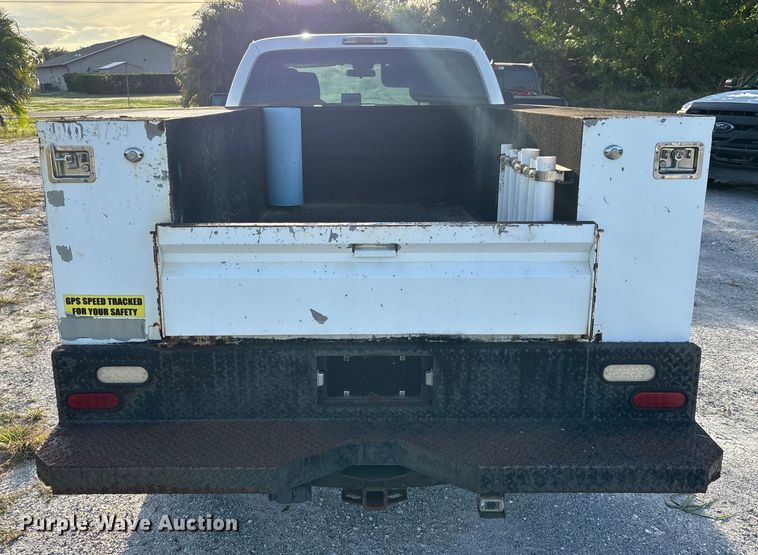image for item DU2650 2015 Ford F250 Super Duty XL Ext. Cab utility bed pickup truck