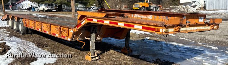 image for item DW7449 1973 Dorsey drop deck equipment trailer