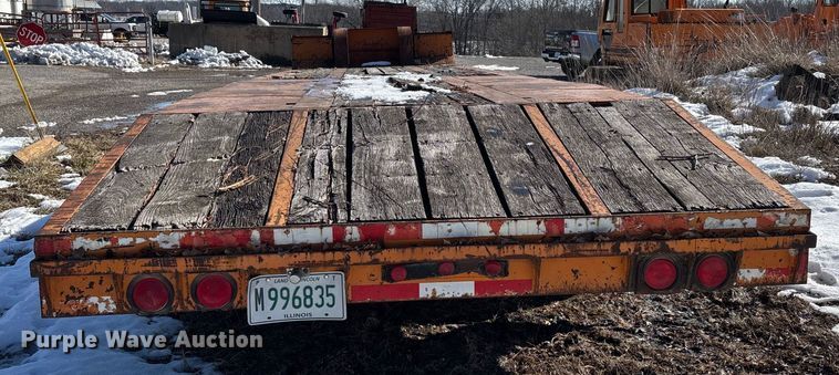 image for item DW7449 1973 Dorsey drop deck equipment trailer