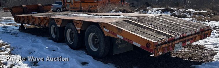 image for item DW7449 1973 Dorsey drop deck equipment trailer