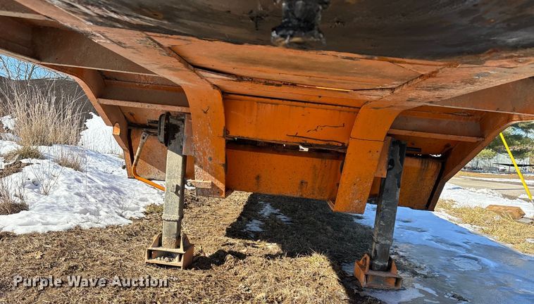 image for item DW7449 1973 Dorsey drop deck equipment trailer