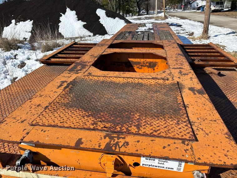 image for item DW7449 1973 Dorsey drop deck equipment trailer