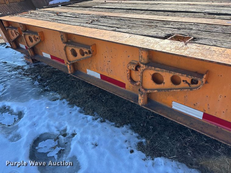 image for item DW7449 1973 Dorsey drop deck equipment trailer