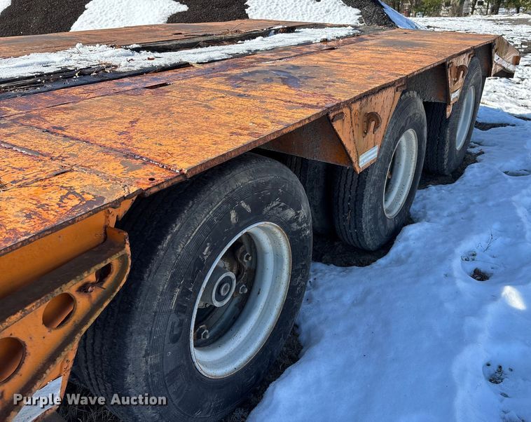 image for item DW7449 1973 Dorsey drop deck equipment trailer