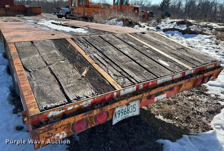 image for item DW7449 1973 Dorsey drop deck equipment trailer