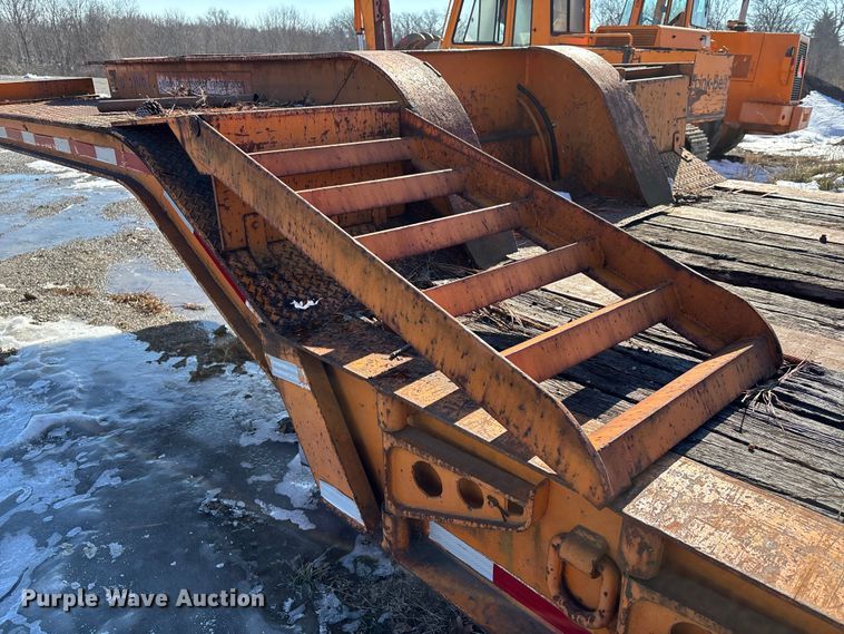 image for item DW7449 1973 Dorsey drop deck equipment trailer