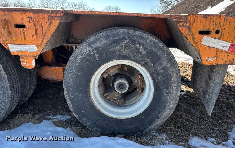 image for item DW7449 1973 Dorsey drop deck equipment trailer