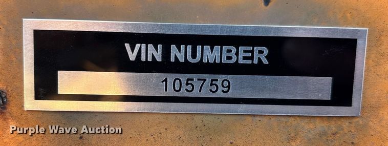 image for item DW7449 1973 Dorsey drop deck equipment trailer