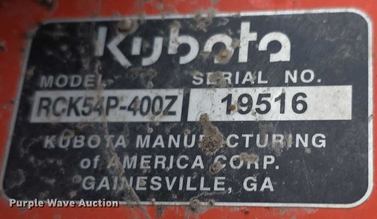 image for item DZ3954 Kubota Z421 ZTR lawn mower