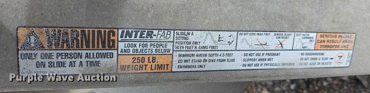 image for item DZ3955 Inter-Fab G-Force water slide