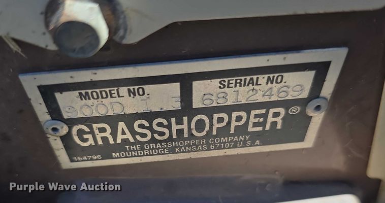 image for item DZ3962 2016 Grasshopper 900D ZTR lawn mower