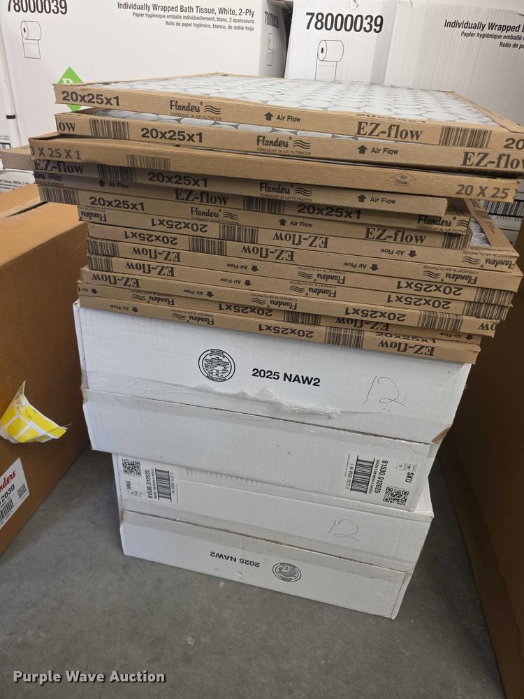 image for item DZ3967 Approximately 130 furnace air filters