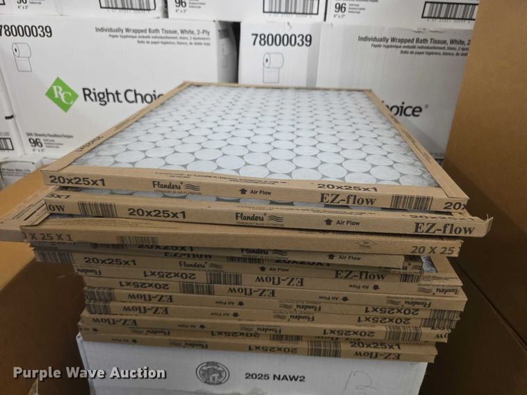 image for item DZ3967 Approximately 130 furnace air filters