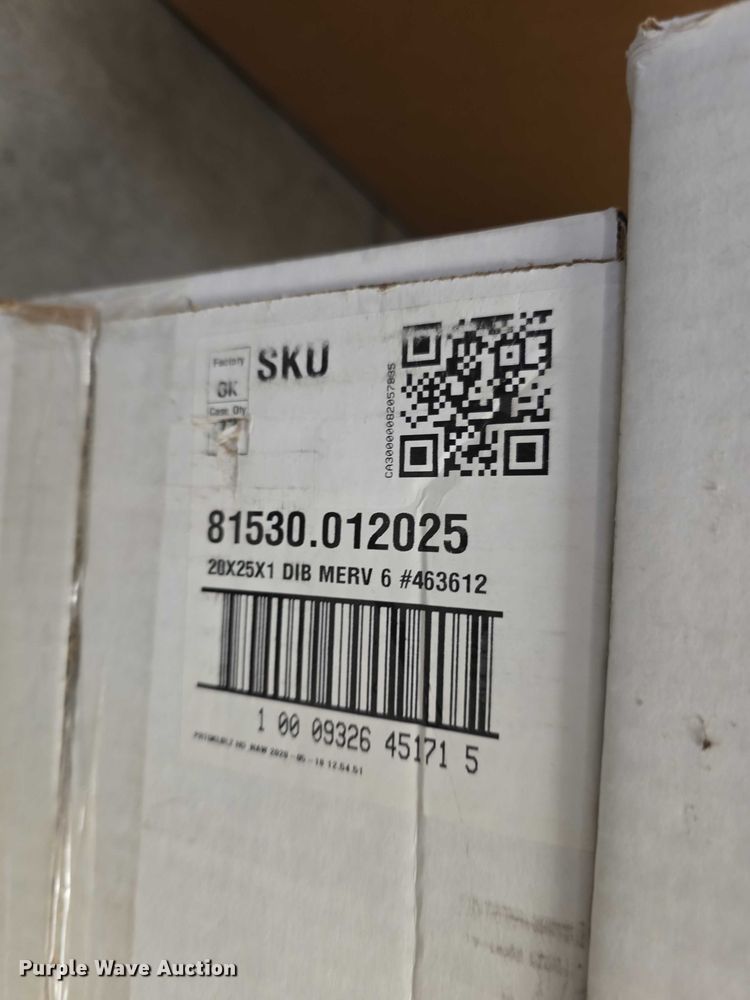 image for item DZ3967 Approximately 130 furnace air filters