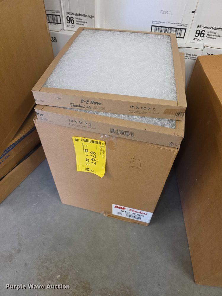 image for item DZ3967 Approximately 130 furnace air filters