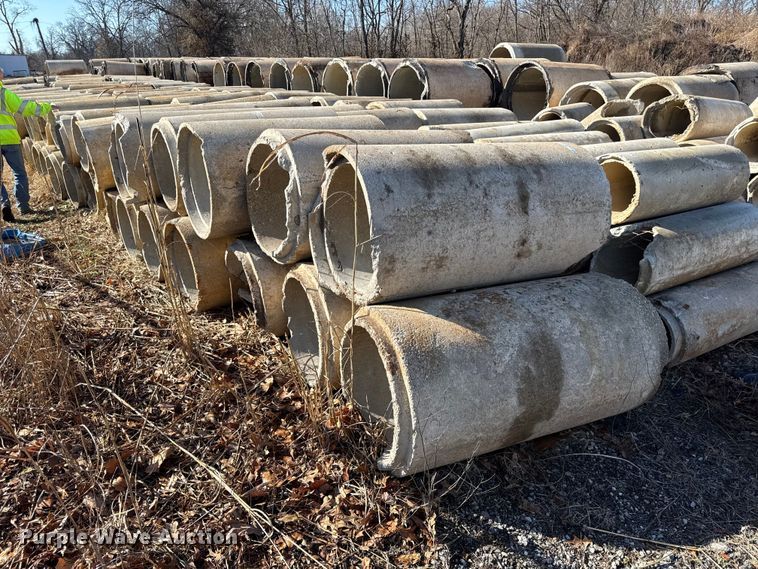 image for item DZ4384 Approximately (100) concrete culverts