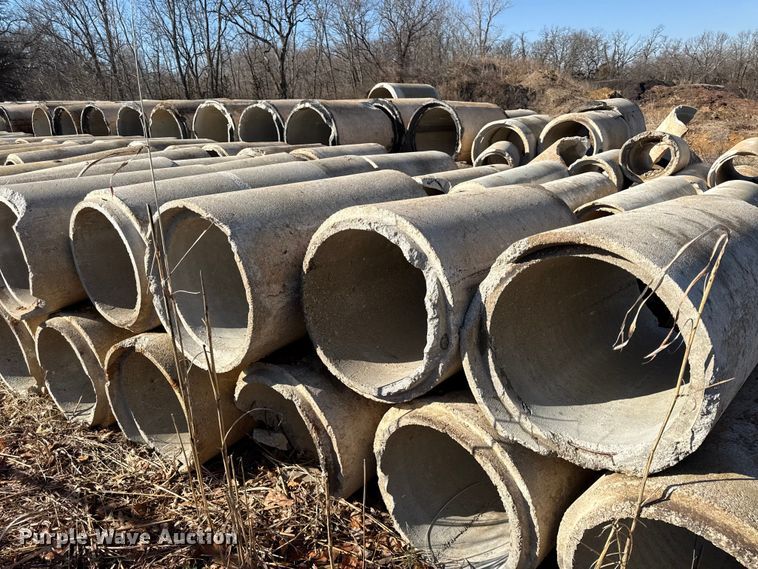 image for item DZ4384 Approximately (100) concrete culverts