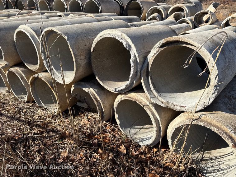 image for item DZ4384 Approximately (100) concrete culverts