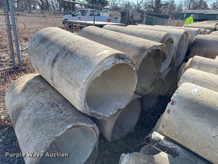 image for item DZ4384 Approximately (100) concrete culverts