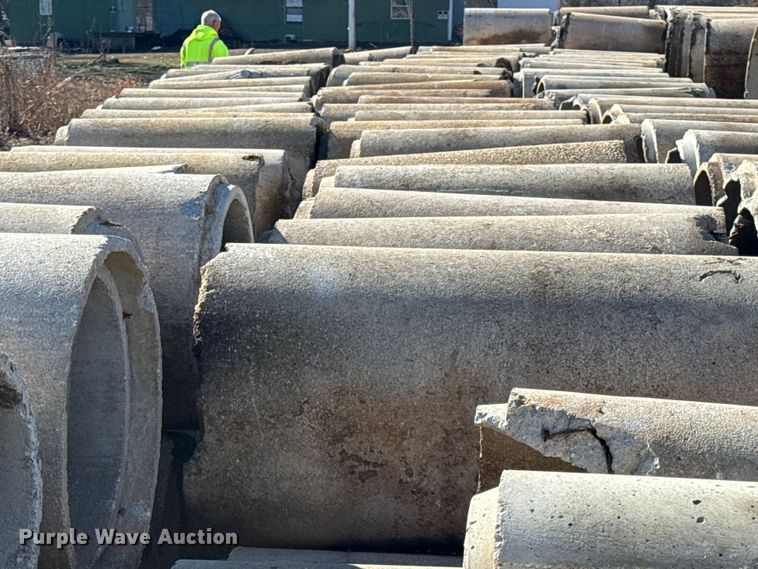 image for item DZ4384 Approximately (100) concrete culverts