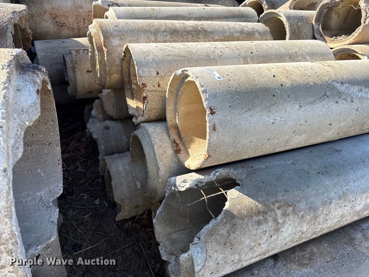 image for item DZ4385 Approximately (25) concrete culverts 