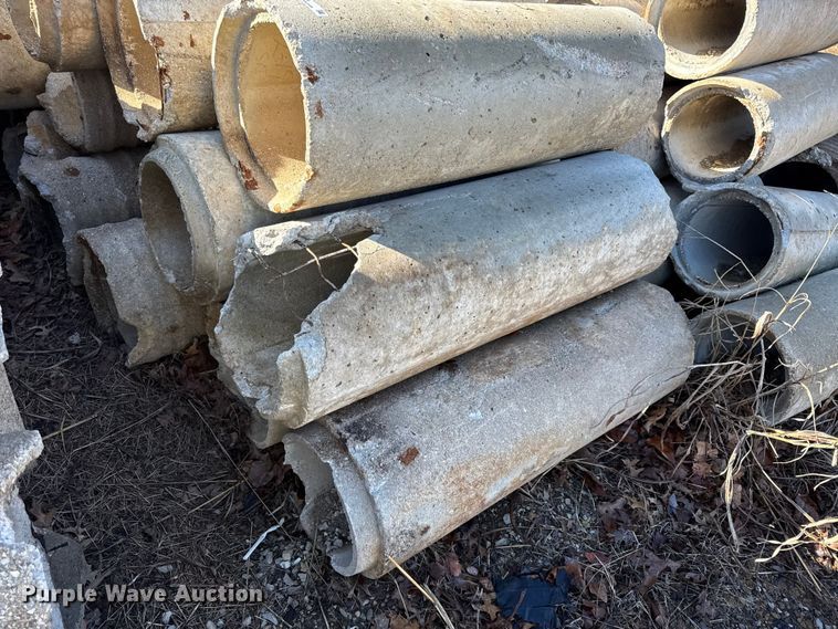 image for item DZ4385 Approximately (25) concrete culverts 