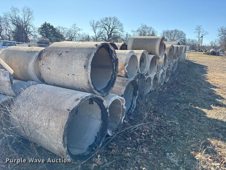 image for item DZ4386 Approximately (60) concrete culverts