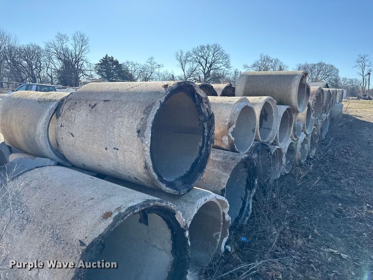 image for item DZ4386 Approximately (60) concrete culverts