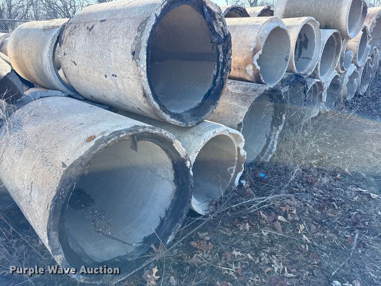 image for item DZ4386 Approximately (60) concrete culverts
