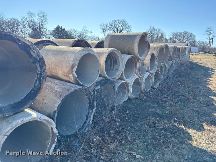 image for item DZ4386 Approximately (60) concrete culverts