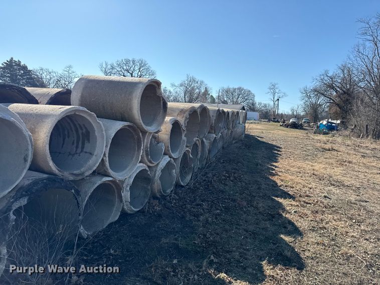 image for item DZ4386 Approximately (60) concrete culverts