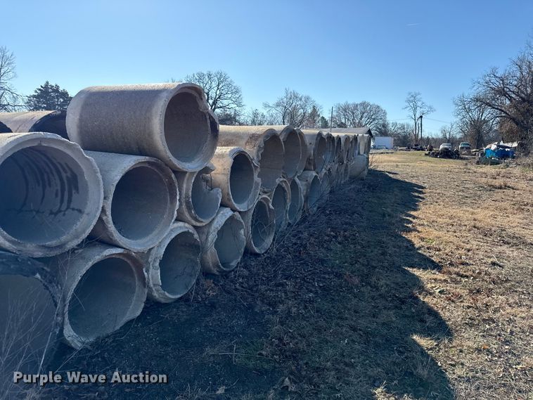 image for item DZ4386 Approximately (60) concrete culverts