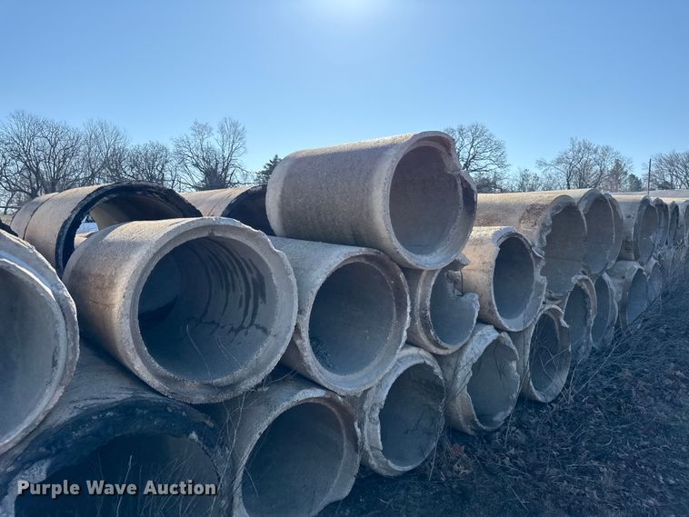 image for item DZ4386 Approximately (60) concrete culverts