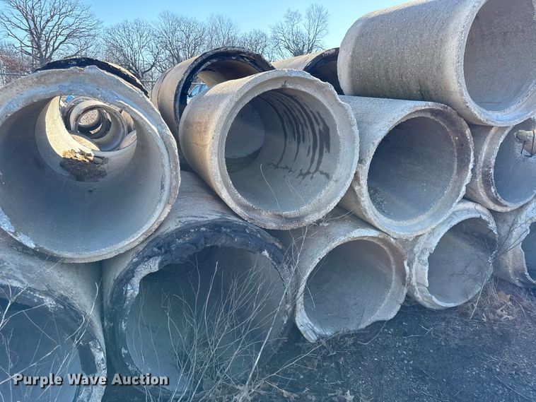 image for item DZ4386 Approximately (60) concrete culverts