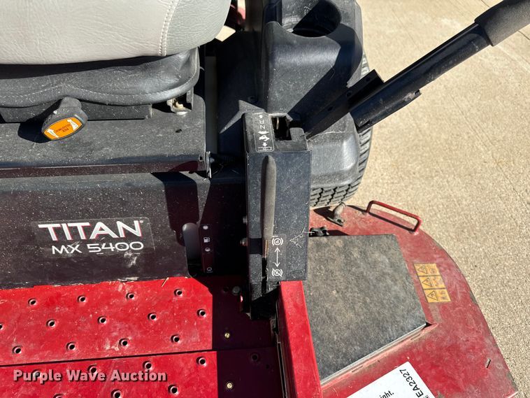 image for item EA2327 2015 Toro Titan MX 5400 ZTR lawn mower