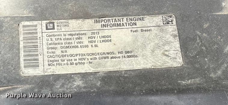 image for item EA4461 2013 Osage Express G4500 ambulance