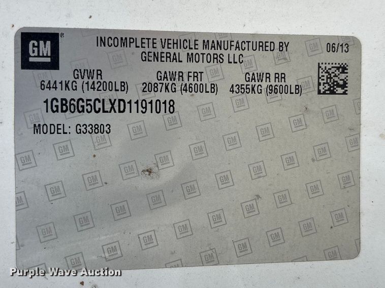 image for item EA4461 2013 Osage Express G4500 ambulance