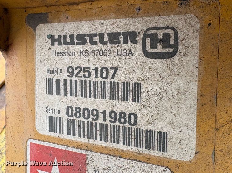 image for item EC8267 2008 Hustler 4600 ZTR lawn mower
