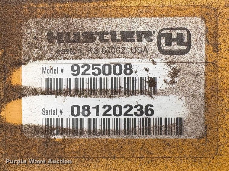 image for item EC8267 2008 Hustler 4600 ZTR lawn mower