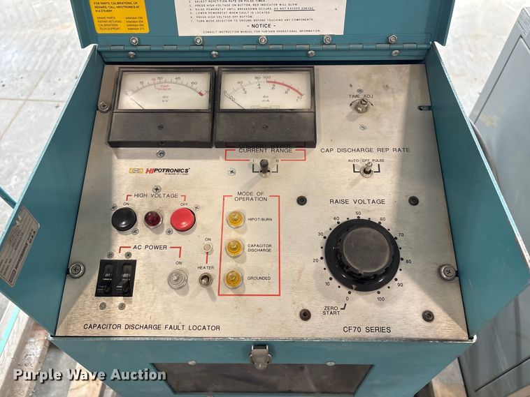 image for item EI5713 Hipotronics CF70-12-A voltage testing equipment