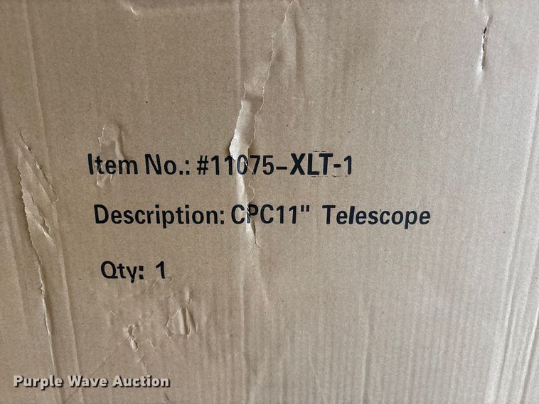 image for item EI5751 Celestron StarBright XLT 11075-XLT-CPC1100 telescope