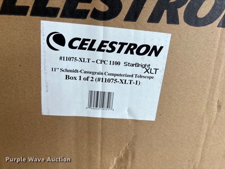 image for item EI5751 Celestron StarBright XLT 11075-XLT-CPC1100 telescope