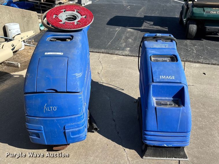 image for item EJ7804 (2) Clark Technology floor scrubbers