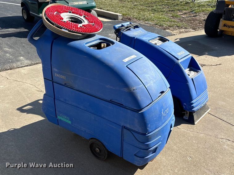 image for item EJ7804 (2) Clark Technology floor scrubbers