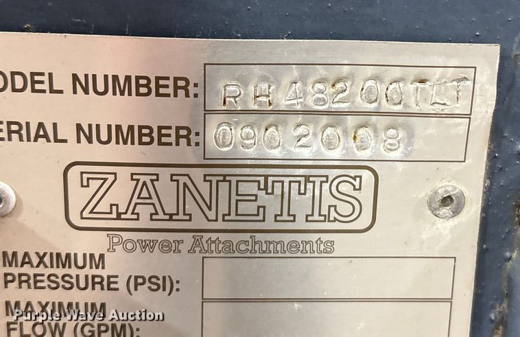 image for item EM6184 2009 Zanetis RH48200TLT asphalt cutter