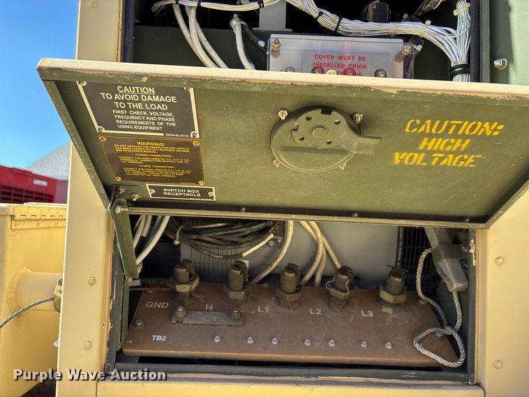 image for item EN5976 1993 U.S. Department of Defense MEP-805A generator