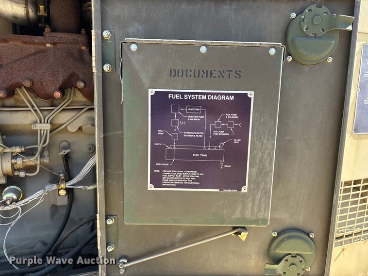 image for item EN5976 1993 U.S. Department of Defense MEP-805A generator