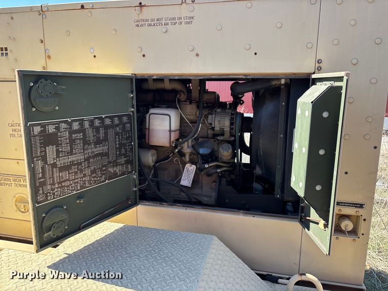 image for item EN5976 1993 U.S. Department of Defense MEP-805A generator
