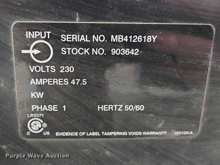 image for item ES2937 Miller Thunderbolt XL welder