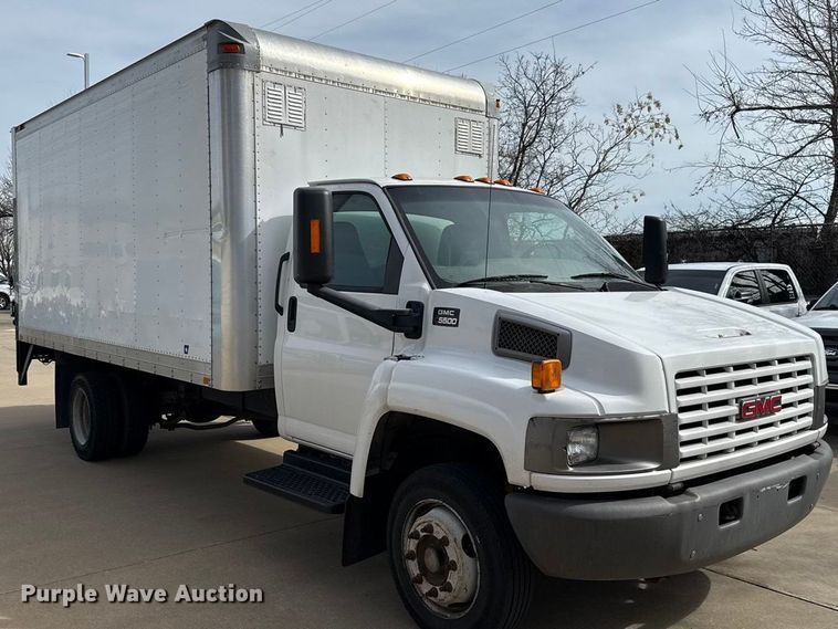 image for item ES5885 2009 GMC C5500 box truck